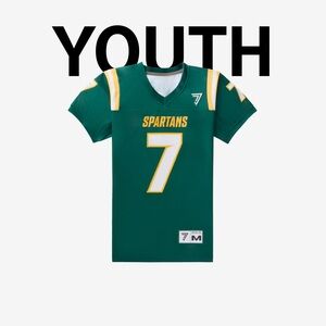 Youth V7 Mike Vick Spartans Green Jersey